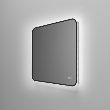 Зеркало LED VLM-3VC800B-2 800х600 c сенсорным выключателем и диммером, антизапотевание