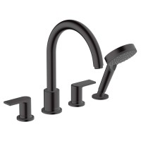 Смеситель Hansgrohe Vernis Shape на борт ванны 71459670 черный