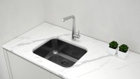 Мойка VELLO 53 UNI, нерж. сталь, VE53-MBN, матовый черный NANO-PVD, 533х433мм, Paulmark