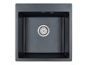 Мойка KANTE 50, IT-GRANIT, PM105152-BLM, черный металлик, 510х520, Paulmark