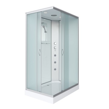 Душевая кабина Niagara Classic NG-43975-14QG (90х70х215) низкий поддон(13см),стекло матовое,3 места
