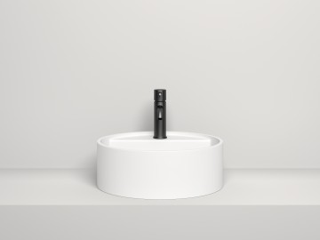 Раковина накладная ARMONIA TOP 02 покраска по RAL полностью 450х450х160 S-Stone Матовое