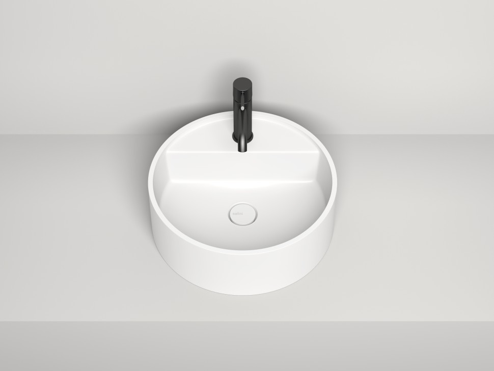 Раковина накладная ARMONIA TOP 02 покраска по RAL полностью 450х450х160 S-Stone Матовое