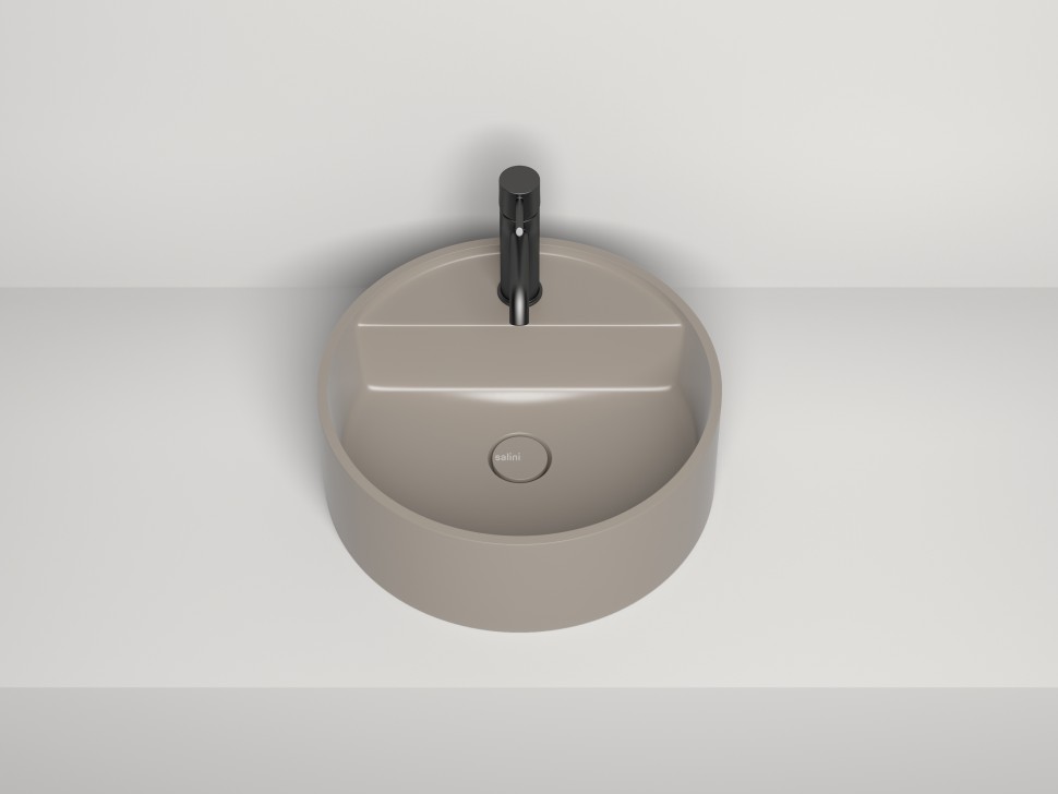 Раковина накладная ARMONIA TOP 02 покраска по RAL полностью 450х450х160 S-Stone Матовое