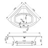 Акриловая ванна VAGNERPLAST VERONELA CORNER 140x140