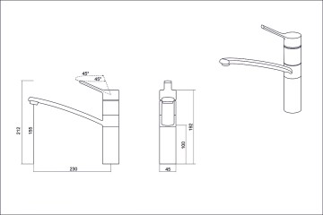 Смеситель EMAR EC-3011 3011.4 Берилл