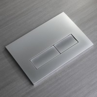 Кнопка смыва Veconi FLUSH V1, FLV1-CM, 240х162х9, пластик, матовый