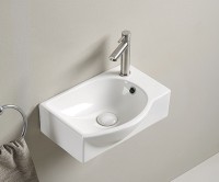 Раковина Gid N9276L 61130L подвесная белая 40.5x28x14