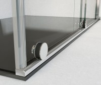 Душевой уголок Arno VSR-1A9012CL, 1200*900, хром, стекло прозрачное