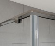 Душевой уголок Arno VSR-1A9012CL, 1200*900, хром, стекло прозрачное