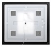 Зеркало BelBagno SPC-KRAFT-1000-800-LED-TCH-WARM-NERO