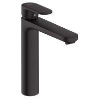 Смеситель для раковины Hansgrohe Vernis Blend без сливного гарнитура 71582670, черный матовый