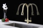 Смеситель для кухни Lange, бронза, La214212-BR, Paulmark