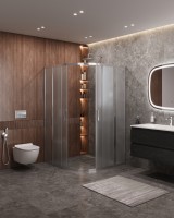 Душевой уголок CEZARES MOLVENO-R-22-100+30-P-Cr