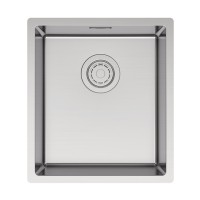 Мойка YUNI 39 UNI, нерж. сталь, YU39-BS, брашированная нерж. сталь, 390х440мм, Paulmark