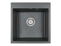 Мойка KANTE 50, IT-GRANIT, PM105152-DG, графит, 510х520, Paulmark
