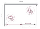 Душевой уголок BelBagno LUCE-AH-1-150/100-C-Cr