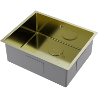 Кухонная мойка Omoikiri Taki 54-U/IF-LG нерж. сталь/светлое золото