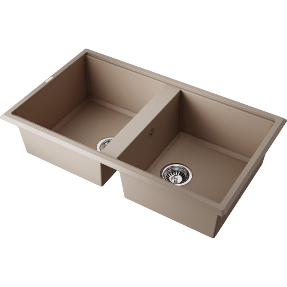 Кухонная мойка Omoikiri Tedori 86-2-SA Tetogranit/бежевый