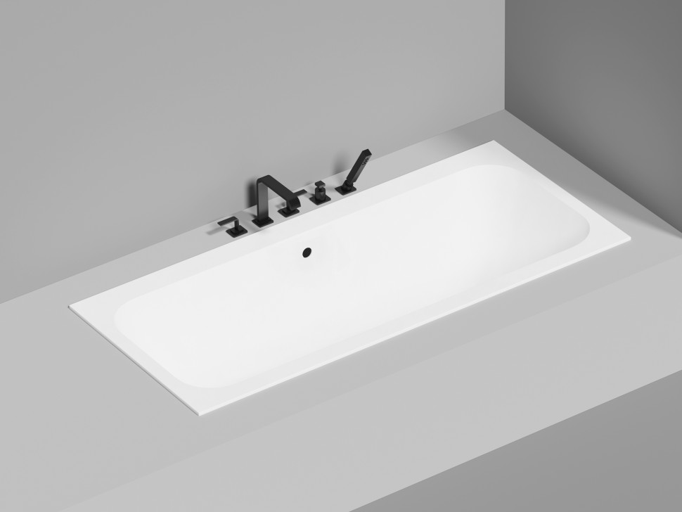 Ванна встраиваемая ORLANDA AXIS 180x80 S-Sense Матовое