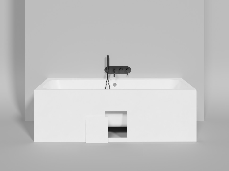 Ванна встраиваемая ORLANDA AXIS 180x80 S-Sense Матовое