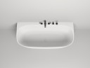 Ванна пристенная SOFIA WALL 180x85 покраска по RAL полностью S-Stone Матовое