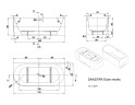 Акриловая ванна VAGNERPLAST SANSTAR 170x75 R