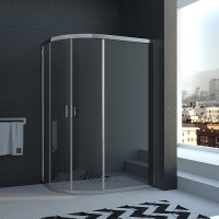 Душевой угол Veconi Rovigo RV-03, 1200x800x1950, хром, стекло прозрачное