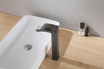 Смеситель ABBER Wasserfall AF8611NG для накладной раковины, никель