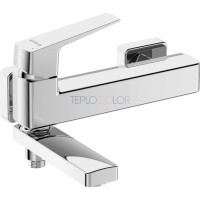 Смеситель для ванны, настенная - излив складной