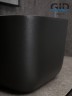 Раковина Gid N9301bg 53356 накладная черная графит 36x36x25.5