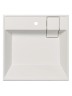 Раковина над стиральной машиной Uperwood Naomi Quartz, 60*60 см, жасмин
