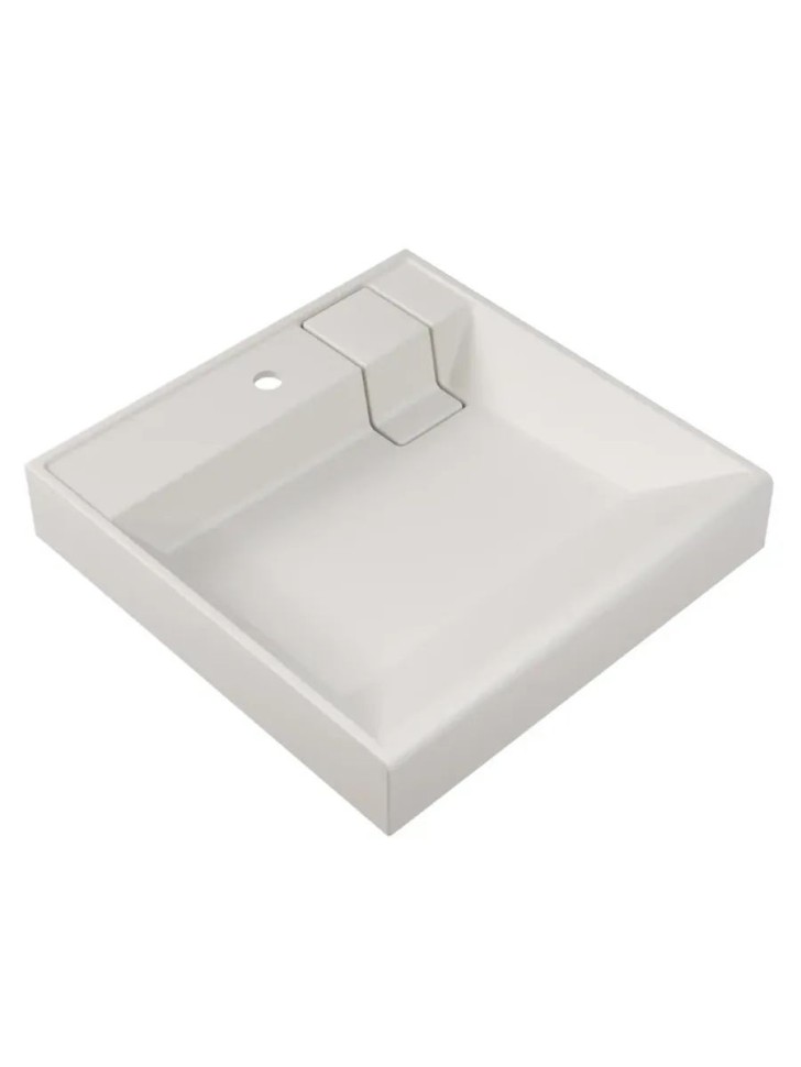 Раковина над стиральной машиной Uperwood Naomi Quartz, 60*60 см, жасмин