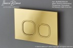 Комплект 2в1 IBERICA BLANCA инсталляция SILENCIO MINI, кнопка смыва ESTI-Q золото глянцевое (IB.001M.836)
