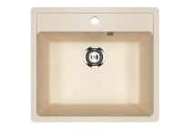 Кухонная мойка из искусственного камня Uperwood Симпл (Simple) UPD-300-328, бежевая