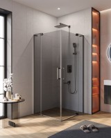 Душевой уголок CEZARES SLIDER-A-2-90/100-GRIGIO-GM