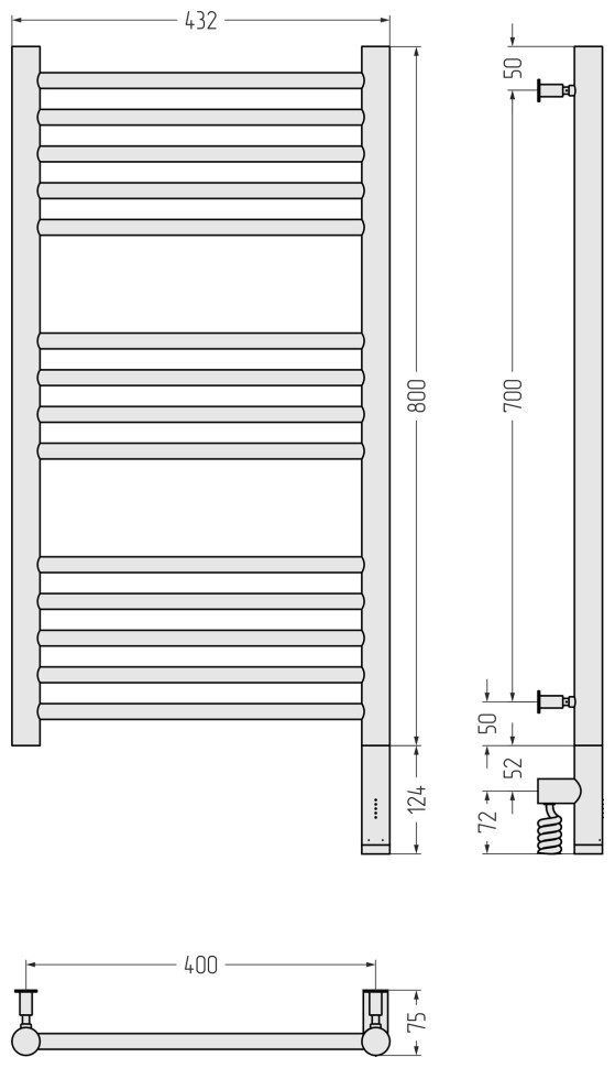 Богема 3.0 прямая 800х400 МЭМ правый
