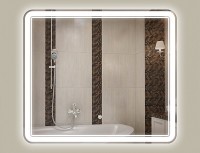 Зеркало LED OTTIMO Malta New 800x700 c сенсорным выключателем и диммером
