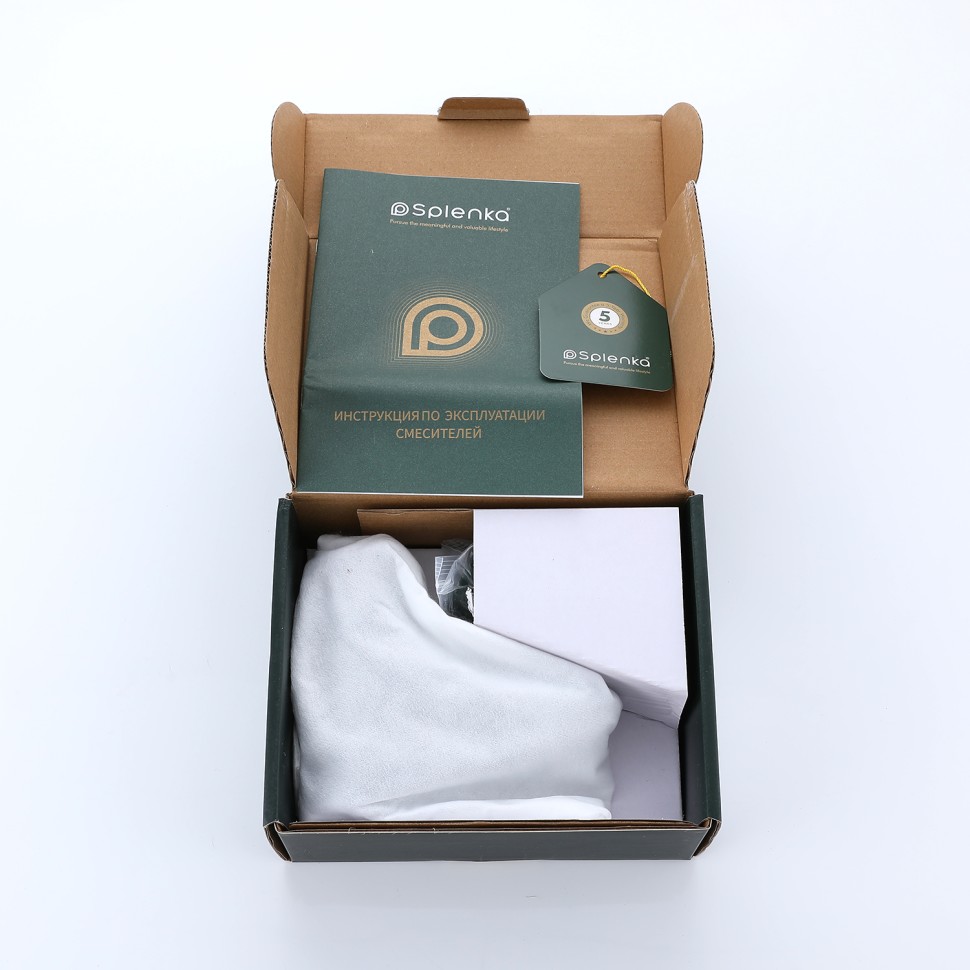 Смеситель Splenka для умывальника S02.10 Хром