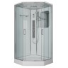 Душевая кабина Niagara Premium NG-6001-01GD (90х90х220) низкий поддон(16 см),стекло прозрачное,4 места