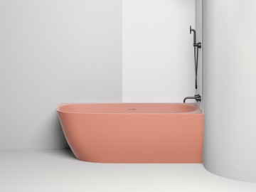 Ванна пристенная угловая SOFIA CORNER R 170x85 S-Sense Глянцевое
