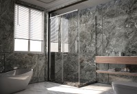 Душевой угол Veconi Premium Trento PTC-SP-40CH, 1200х900x2000, хром, стекло прозрачное