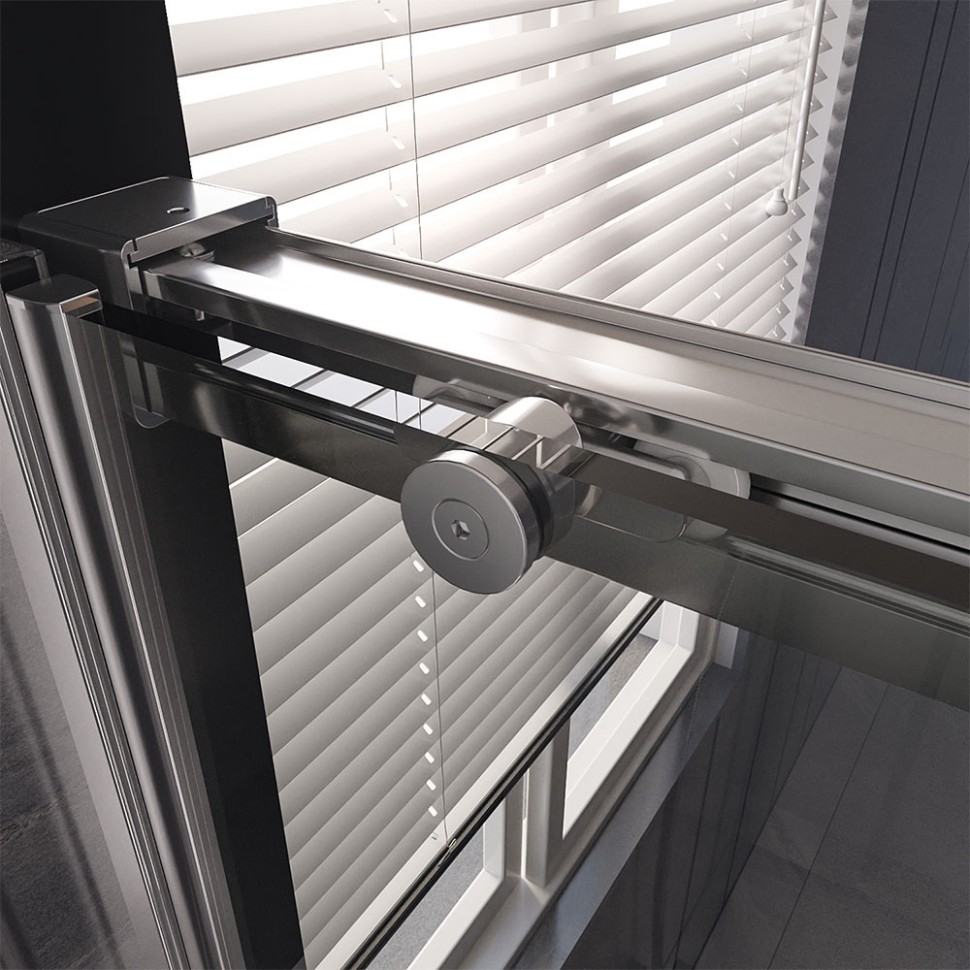 Душевой угол Veconi Premium Trento PTC-SP-40CH, 1200х900x2000, хром, стекло прозрачное