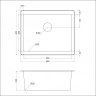Мойка EMAR EMQ-1555.P EMQ-1555.P Оникс