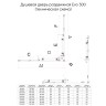 Душевой угол Veconi Evo 300 CH, 1000х1000x1950, хром, прозрачное стекло