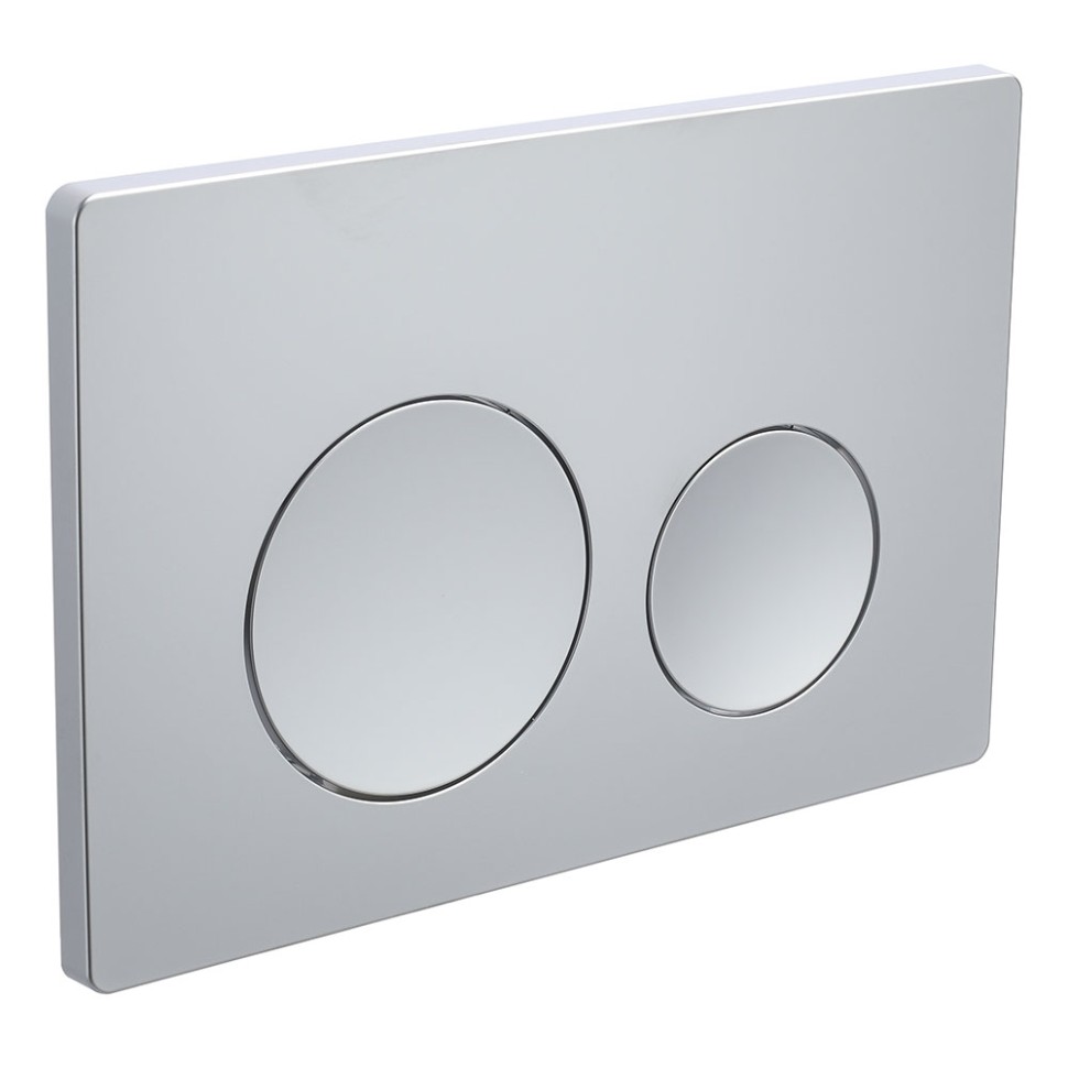 Кнопка смыва Veconi FLUSH V2, FLV2-CM, 240х162х10, пластик, хром матовый