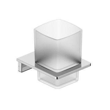 Стакан для зубных щеток с держателем ABBER Funktion AA1160 хром
