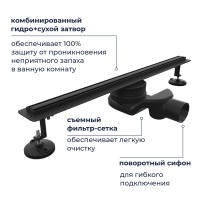 Душевой трап RGW SDR-54B (600)