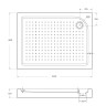 Акриловый поддон BelBagno TRAY-BB-AH-100/80-15-W-R