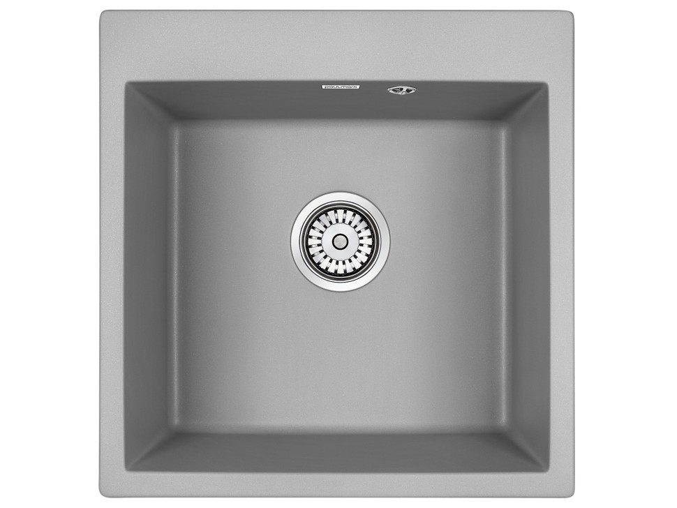 Мойка KANTE 50, IT-GRANIT, PM105152-GRM , серый металлик, 510х520, Paulmark